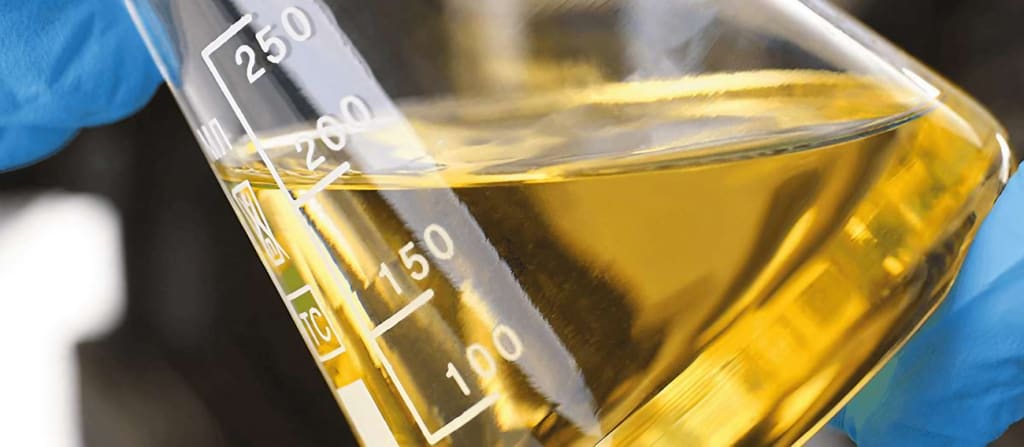 Golden Yellow Pyrolysis Oil